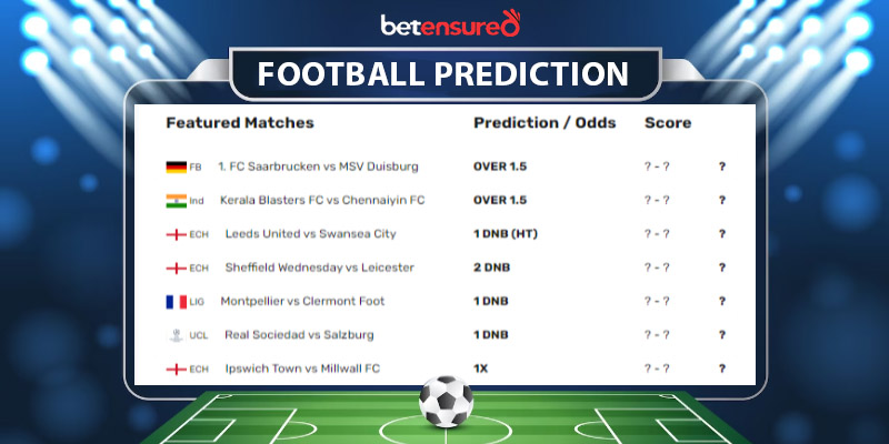 Today Football Match Prediction in Top Categories