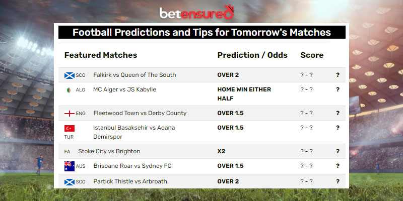 Start Online betting| Football prediction for tomorrow